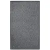 Image de vidaXL Deurmat 90x150 cm grijs331575