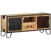 Image de Meuble TV 110x31x46 cm Bois de manguier brut