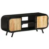 Image de Meuble TV 110x30x45 cm Bois de manguier brut