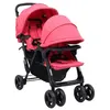 Image de vidaXL Poussette à Deux Places Landau Pliable de Vayage Poussette de Voyage pour Tout-petit Extérieur Protection contre 10351