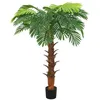 Image de vidaXL Kunstplant met pot cycaspalm 160 cm groen336308