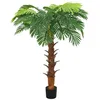 Image de Vidaxl Sagou Artificiel Déroulé en Pot, 160 cm, Vert