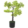 Image de vidaXL Bonsaï de Cyprès Artificiel avec Pot Plante Artificielle Fausse Plante Décoration Salon Extrée Salle de Séjour Bureau Intérieur 60 cm Vert