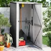 Image de vidaXL Abri de Jardin Hangar de Stockage Abri de Rangement Remise à Outils Maison de Rangement Extérieur Anthracite 150901