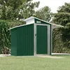Image de vidaXL Abri de Jardin Vert 270x130x208,5 cm Acier Galvanisé, rangement de jardin pour les outils, rangement pour outils 316242