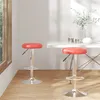 Image de vidaXL Tabourets de bar lot de 2 rouge similicuir333099