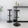 Image de vidaXL Tabourets de bar lot de 2 Noir Velours333140