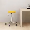 Image de vidaXL Chaise pivotante de bureau, Jaune moutarde, Velours