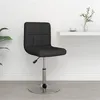 Image de vidaXL Tabouret de bar Noir Similicuir334170