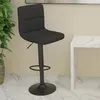 Image de vidaXL Tabouret de Bar Siège de Pub Chaise Pivotante de Bar Tabouret de Comptoir Siège de Bistrot Chaise de Pub Maison Intérieur Noir Tissu