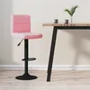 Image de vidaXL Barkruk fluweel roze334299
