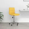 Image de Chaise pivotante de bureau Jaune moutarde Tissu