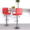 Image de vidaXL Tabourets de bar lot de 2 rouge similicuir334595