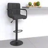 Image de vidaXL Tabouret de bar Gris foncé Tissu334626