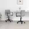 Image de Lot de 2 chaise vidaxl en plastique non pliable H. 76 cm interieur gris