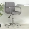 Image de Chaise pivotante de bureau Gris clair Tissu