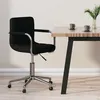 Image de Chaise pivotante de bureau Noir Tissu