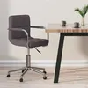 Image de vidaXL Chaise pivotante de bureau Taupe Tissu334800