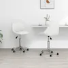 Image de Lot de 2 chaise vidaxl interieur non pliable H. 67.5 cm en plastique blanc