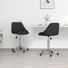 Image de Lot de 2 chaise vidaxl en plastique non pliable H. 67.5 cm interieur noir