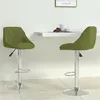 Image de vidaXL Lot de 2 Tabourets de Bar, Chaise de Pub, Siège de Bistrot, Meuble de Salle à Manger Cuisine Salon Maison Intérieur, Vert Clair Velours