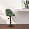 Image de vidaXL Barkruk fluweel donkergroen335319