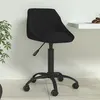 Image de Chaise de bureau vidaxl en plastique non pliable interieur H. 67.5 cm noir