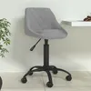 Image de Chaise de bureau vidaxl interieur non pliable H. 67.5 cm en plastique gris