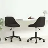 Image de Lot de 2 chaise vidaxl interieur non pliable H. 67.5 cm en plastique noir