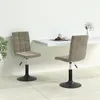 Image de Lot de 2 chaise vidaxl H. 102.5 cm non pliable en plastique interieur gris