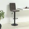 Image de vidaXL Tabouret de bar Gris foncé Velours335753