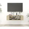 Image de Meuble TV suspendu Chêne sonoma 100x30x26,5 cm Bois ingénierie