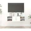 Image de vidaXL Wandschap 102x30x29 cm bewerkt hout wit806256