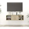 Image de vidaXL Wandschap 102x30x29 cm bewerkt hout sonoma eikenkleurig806259