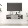 Image de Étagère murale Gris béton 102x30x29 cm Bois d’ingénierie