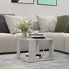Image de Table basse Gris béton 40x40x30 cm Bois d ingénierie