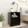 Image de Tables de chevet 2 pcs Noir 40x40x50 cm Aggloméré