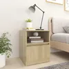 Image de Tables de chevet 2 pcs Chêne sonoma 40x40x50 cm Aggloméré