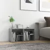 Image de Tables de chevet 2 pcs gris béton 40x30x40 cm bois d ingénierie