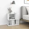 Image de Tables de chevet 2 pcs blanc brillant bois d ingénierie