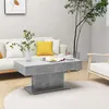 Image de Table basse gris béton 96x50x45 cm bois d ingénierie