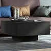 Image de Table basse noir 60x60x31,5 cm bois d ingénierie