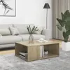 Image de Table basse chêne sonoma 90x67x33 cm bois d ingénierie