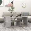 Image de Table basse gris béton 100x50x40 cm bois d ingénierie