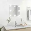 Image de Vidaxl Lustre Mural Avec Lumières LED, Carré, En Verre