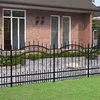 Image de Clôture de jardin avec sommet de lance Noir 140 cm