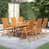 Image de vidaXL 7-delige Tuinset massief acaciahout3079641