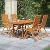 Image de vidaXL 5-delige Tuinset massief acaciahout3079643