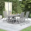Image de vidaXL Ensemble de Salle à Manger de Jardin 5 pcs Mobilier à Dîner de Terrasse Table et Chaises de Repas Salon de Jardin 3079647