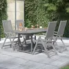 Image de vidaXL Ensemble de Salle à Manger de Jardin 5 pcs Mobilier à Dîner de Terrasse Table et Chaises de Repas Salon de Jardin 3079653